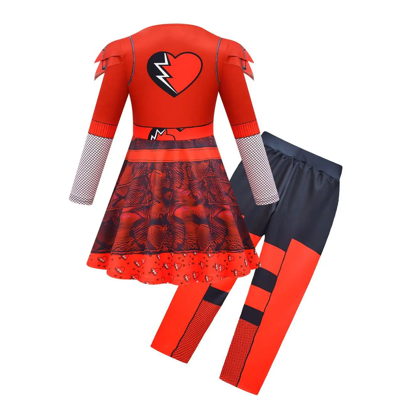 Divertente Fancy Dressing Up Gilet + Giacca + Pantaloni Set Descendants 3 Volte Evie Classico Halloween Cosplay Costume per adulti Bambini Regali