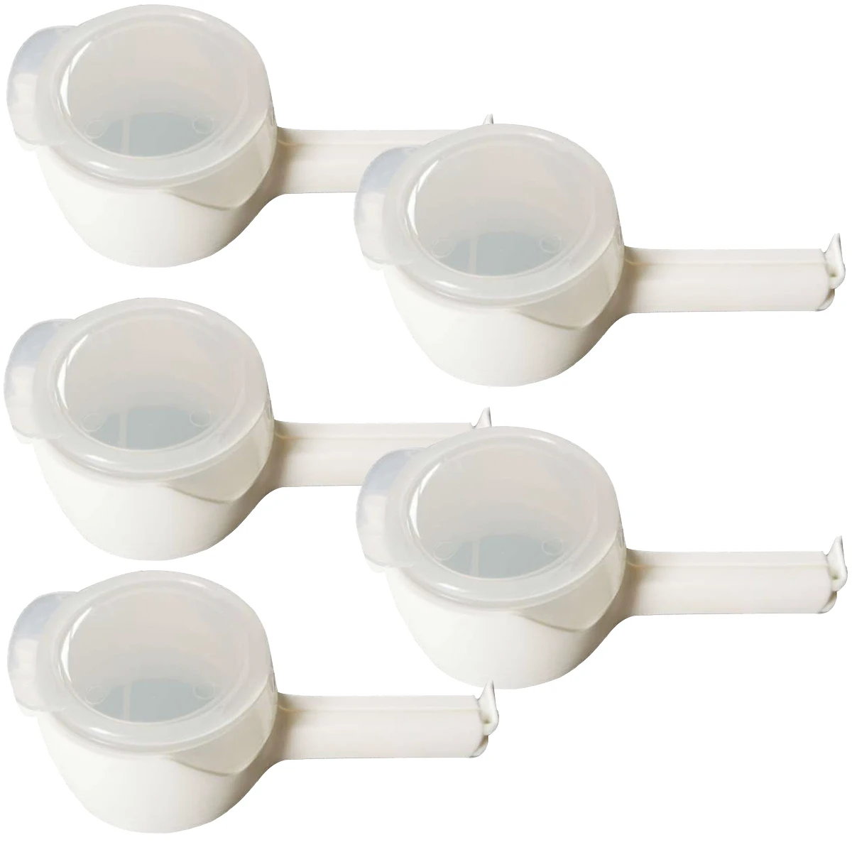 5pcs White