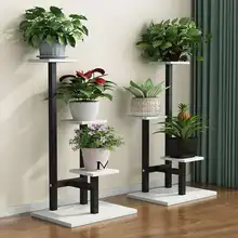 Support de stockage pour plantes, étagère de maison, balcon, jardin, décoration de fleurs en fer, plusieurs pots de fleurs, étagère en forme de T