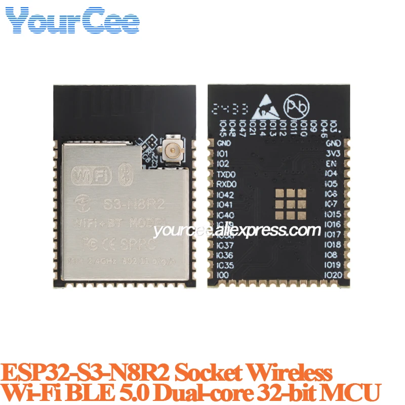 ตัวเลือกสินค้า บอร์ดพัฒนา ESP32-S3 Wi-Fi Bluetooth 5.0 32-bit