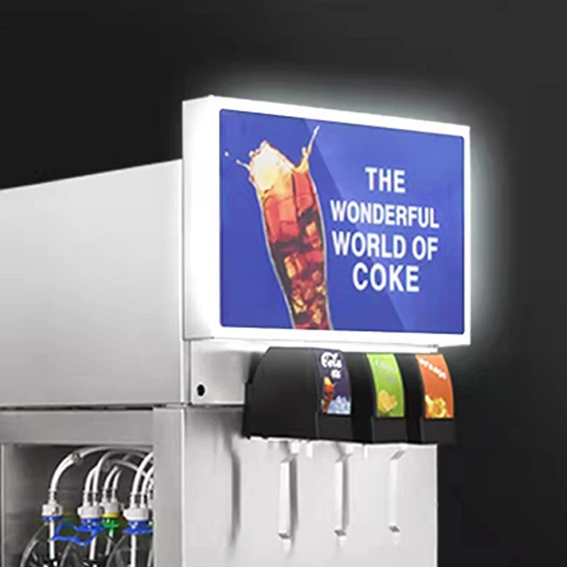 Coke Machine Commercial Three-valve Four-valve Hamburg Store Small Self-service Bottled Carbonated Beverage Cup Divider 5