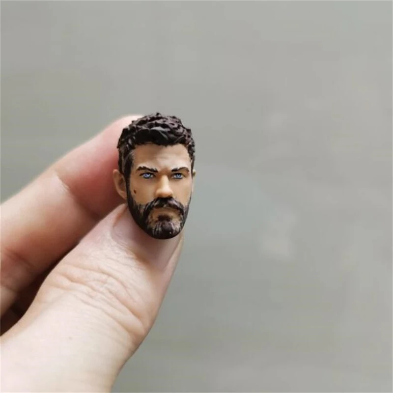 塗装された1/12スケールのソードンヘッドsculptフィット6 