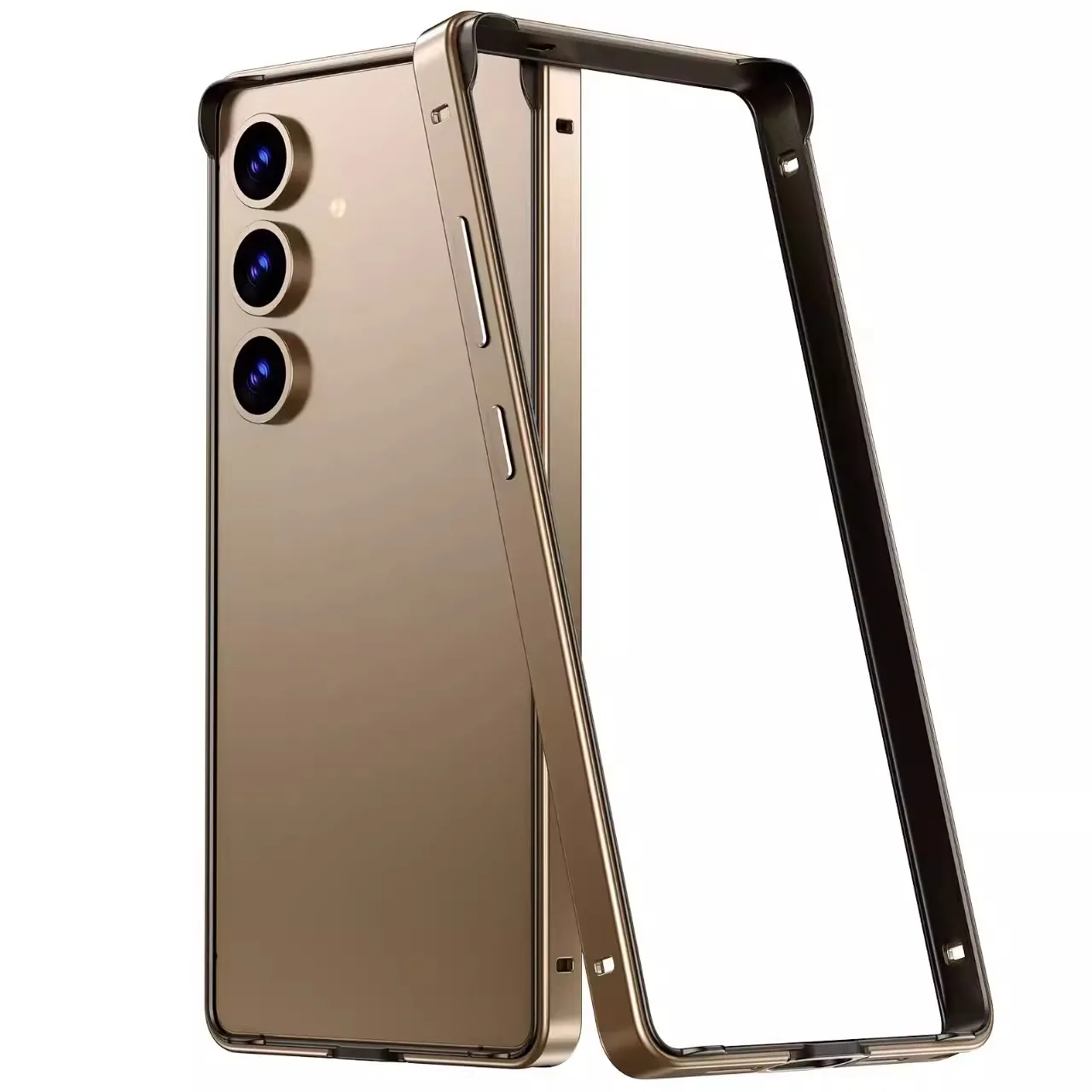 Ultra Slim Silicone Metal Bumper Phone Case - Tough and Drop Protection Cover