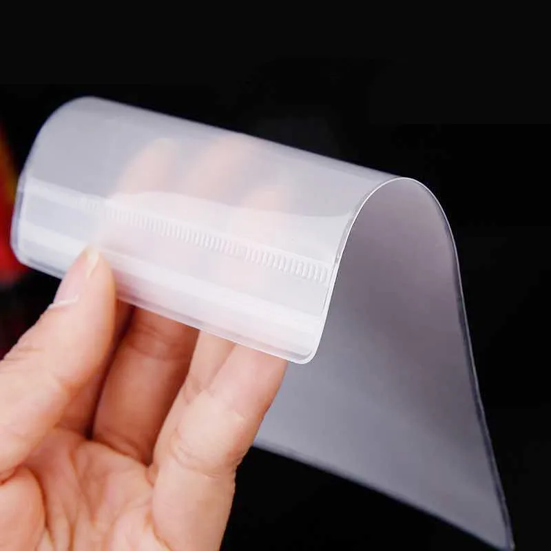 50pcs Soft Resealable Plastic Zip Lock EVA Bag Thick Antioxidant Matte Jewelry Phone Beads Cosmetics Rings Gift Frosted Pouches 6