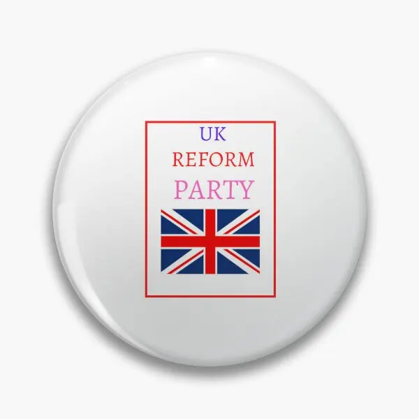 Uk Reform Party Today Soft Button Pin Gioielli Da Donna Vestiti Regalo Creativo Metal Fashion Decor Lover Spilla Cappello Spilla Distintivo