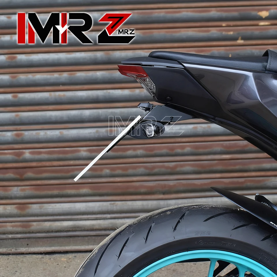 오토바이 리어 라이센스 플레이트 홀더 브래킷 테일 티디 펜더 부품 YZFR9 YZF-R9 MT09 MT-09 SP MT09SP 09SP 2024 2025 2026용