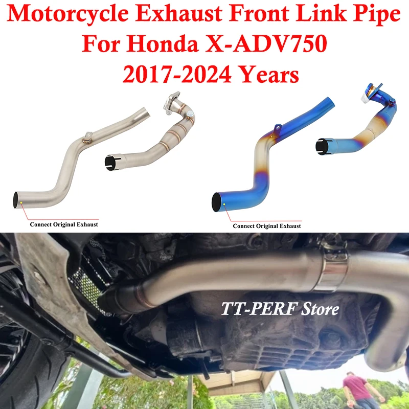 

Для Honda X-ADV 750 X ADV750 XADV 750 2017 - 2014 выхлопная труба для мотоцикла Espace Moto Full System Front Pipe Connect Original глушитель
