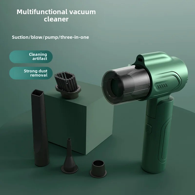 Handheld Wireless Car Home Two-In-One Vacuum Cleaner Mini Portable Vacuum Cleaner Motorcycle Equipment Accessories Electronic Pa