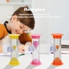 2 Minute Teeth Brushing Sandglass Timer Perfect Gift Suction Cup Hourglasses Sand Clock Home Decoration for Children Adults 1