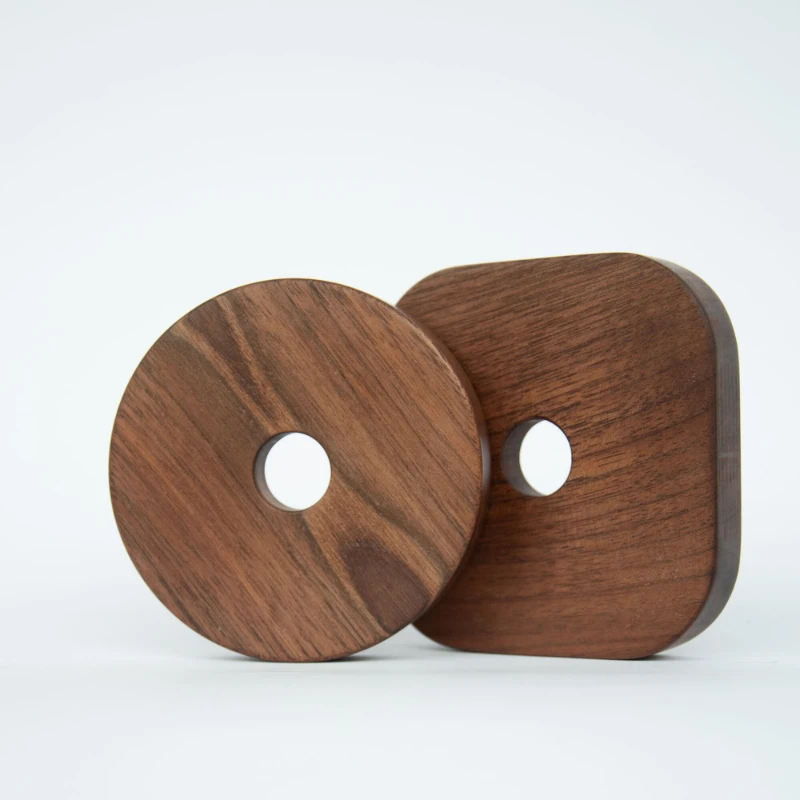 Suzhi Walnut Base Suitable for iPhone 13, Wireless Charger, Solid Wood Stand, Desktop 6