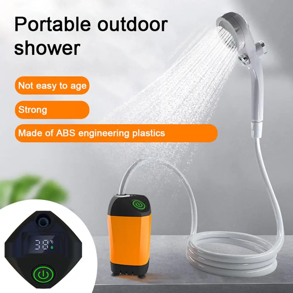 PortableShowerCampingOutdoorShowerHandheldElectricShowerBattery