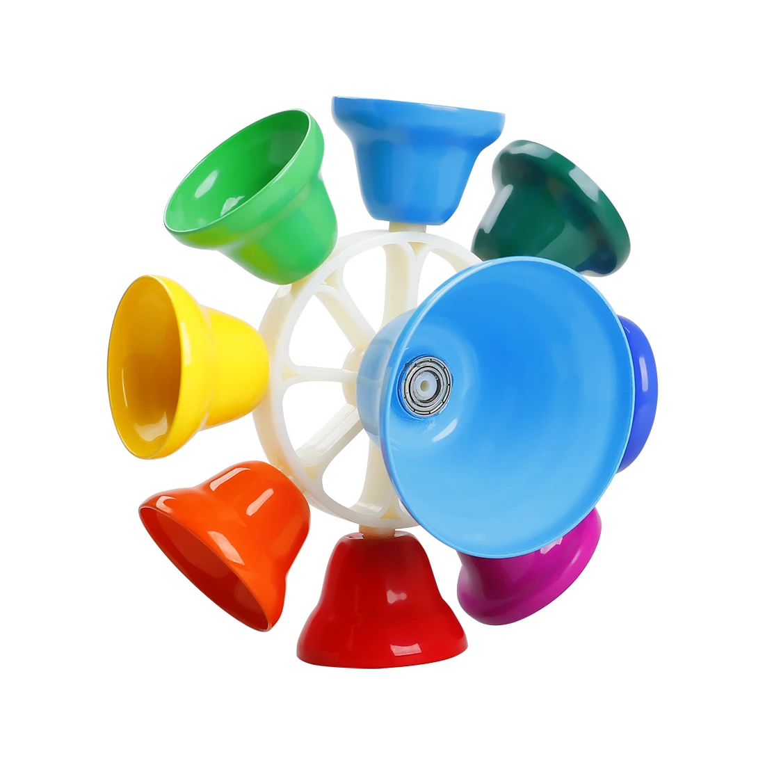 8-tone Colorful Rotating Bell With Sticks Children Toy For Children's Music Enlightenment Percussion Instrument Kid Toys