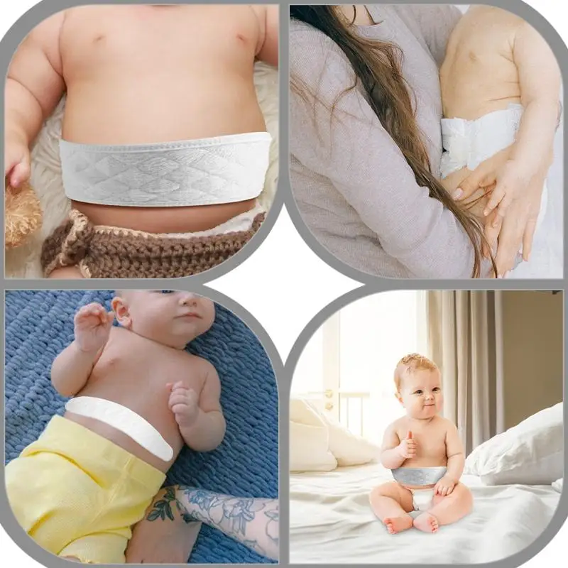 5pcs Baby Navel Belts Belly Belts Double Layers Neonatal Navel Bands Baby Infantile Umbilical Hernia Therapy Treatment Belt baby stroller toys