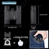LUXUN 15x25 Compact Binoculars for Adults Kids High Powered Small Telescope for Bird Watching Cruise Ship Travel Hiking Camping 2