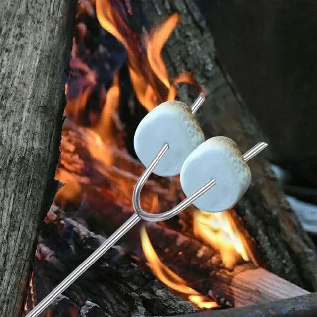 Teleszkópos Bbq Villák Pillecukor Sült Pálcák Rozsdamentes Acél Bővíthető Hot Dog Kolbászok Nyársai Barbecue Szerszámok - Image 3