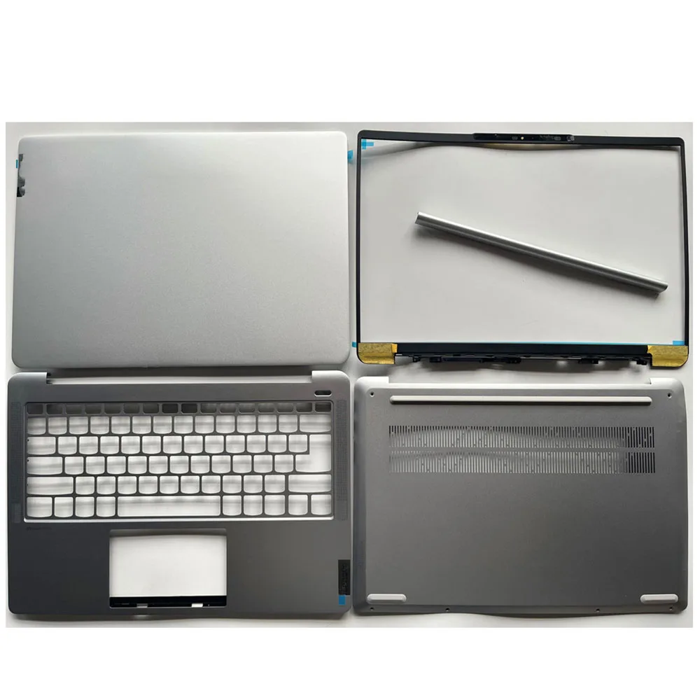 

NEW Front LCD back cover Bezel hinge cover palmrest bottom for Lenovo IdeaPad 5 Pro-14ITL6 2021 Air-14+ACN silver