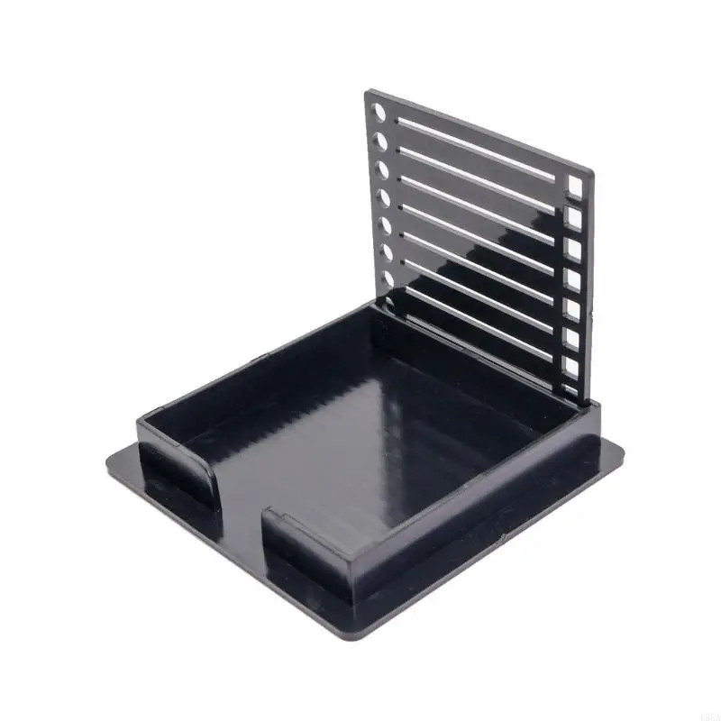 Memo Pad Sticky Note Holder with Stencil Post Note Holder Desk for Dorm Room and Office 6