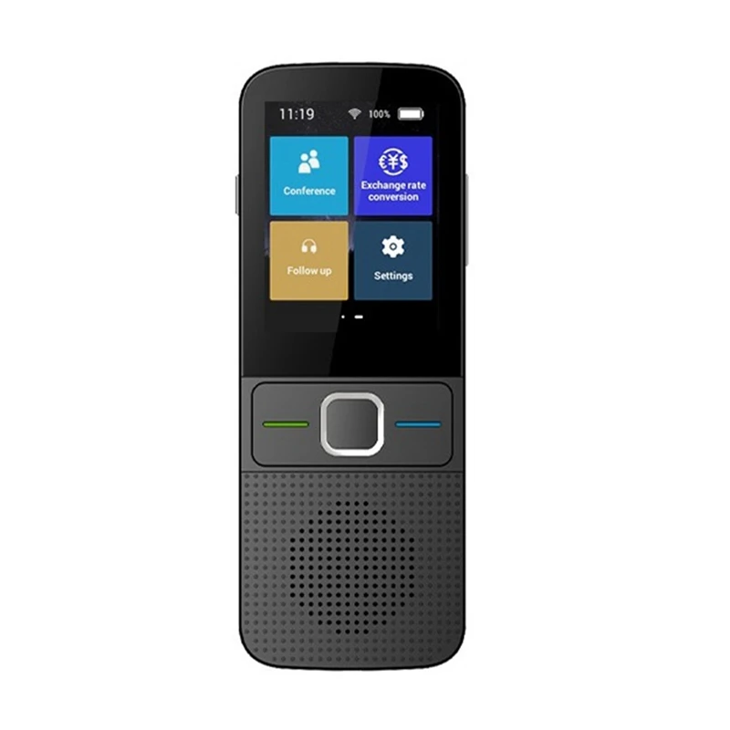 

T10 Offline Voice Translator Voice Translator Smart Portable 137 Languages Real Time Translator Inter-Translation Machine Black