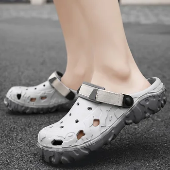 2024 Factory Cheap EVA Men's Clogs Shoes Lightweight Wholesale Plastic Clog Men Beach Working Sandals With Men Clogs Mules 6