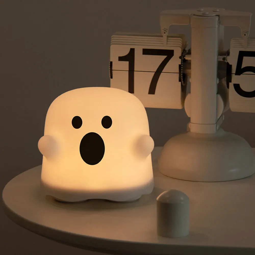 

BOO Ghost Light Creative USB Charging Pat Night Light Smart Cartoon Timing Sleeping Atmosphere Light Desktop Ornaments VG159