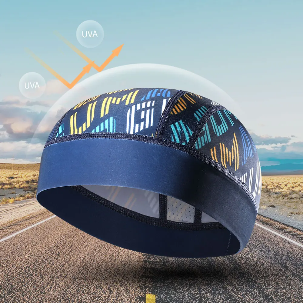 Cooling Cycling Caps Outdoor Motorcycle Running Bike Hat Helmet Lining Quick Dry Breathable Sun protection  Anti-Sweat Inner Cap