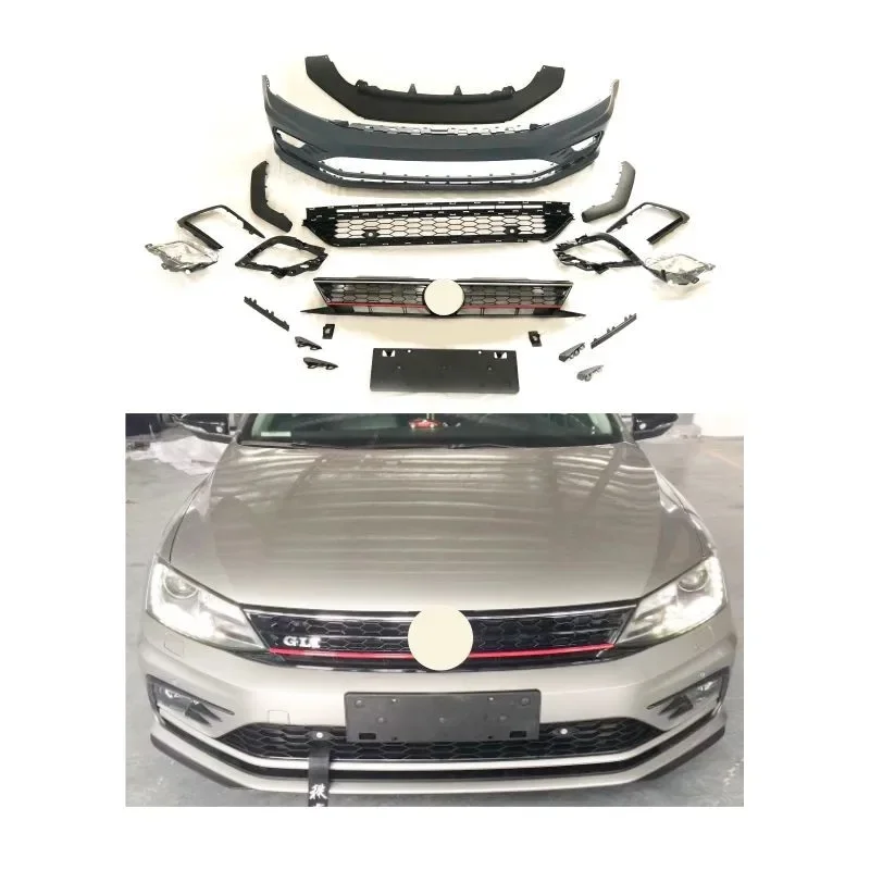 

In Stock Front Car Bumper Body Kits For New JETTA GLI MK6 2015 2016 2017 2018