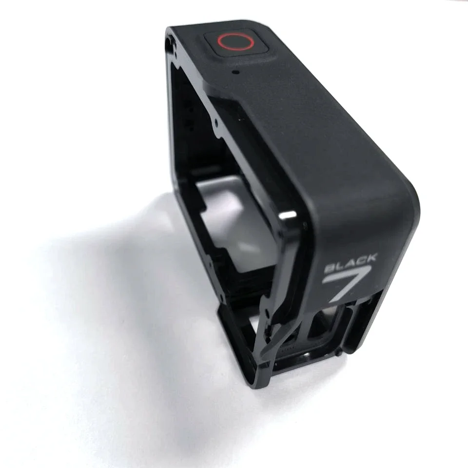 Moldura Preta para Gopro Hero Tampa Lateral Traseira Caixa de Bateria Peças da Câmera 100 Original 7 - Image 5