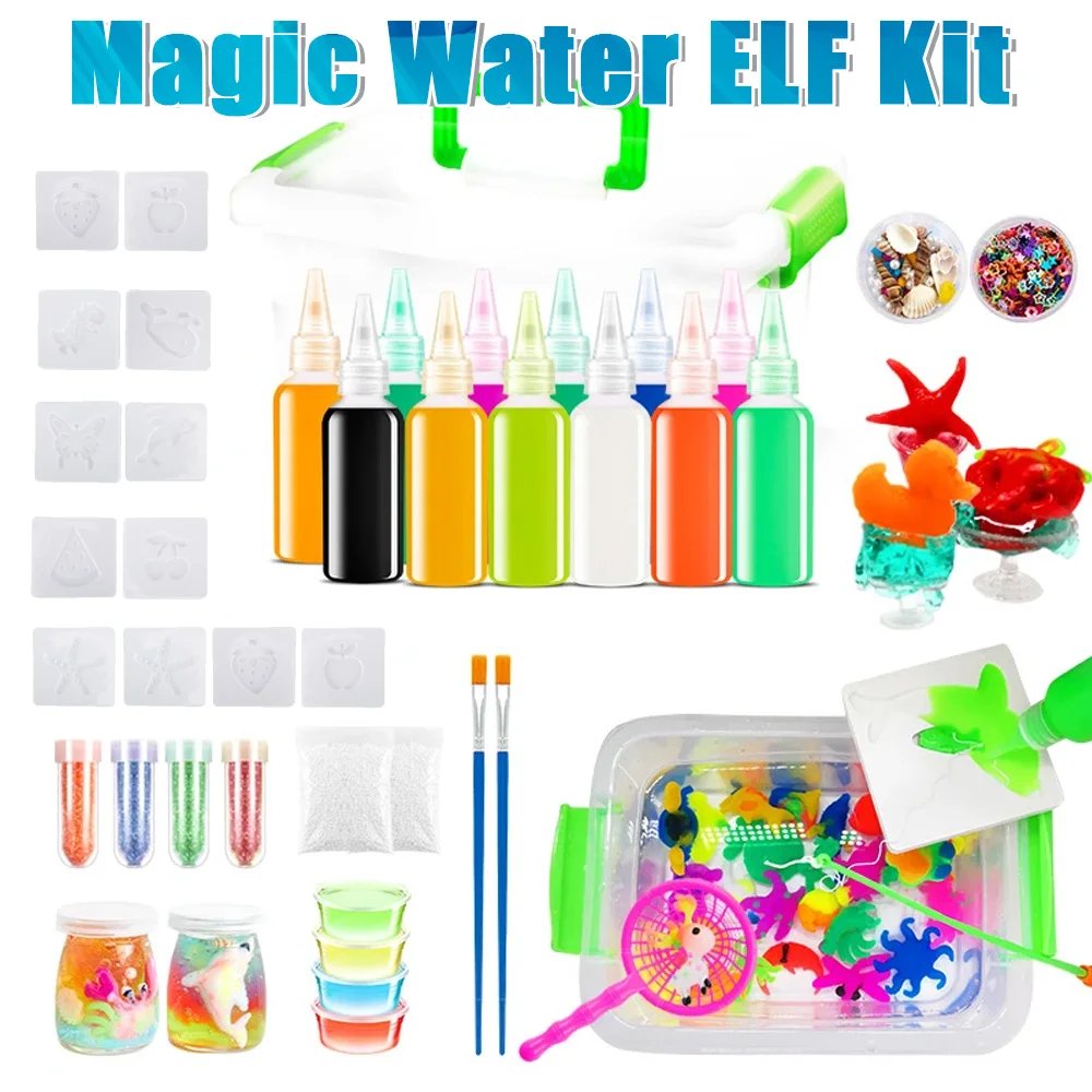 Magic Water ELF Toy Creative 3D Magic Gel Craft Kit Cartoon Style Handmade  Water Beads Elves Toy For Kid Party Favors Bag Filler - AliExpress