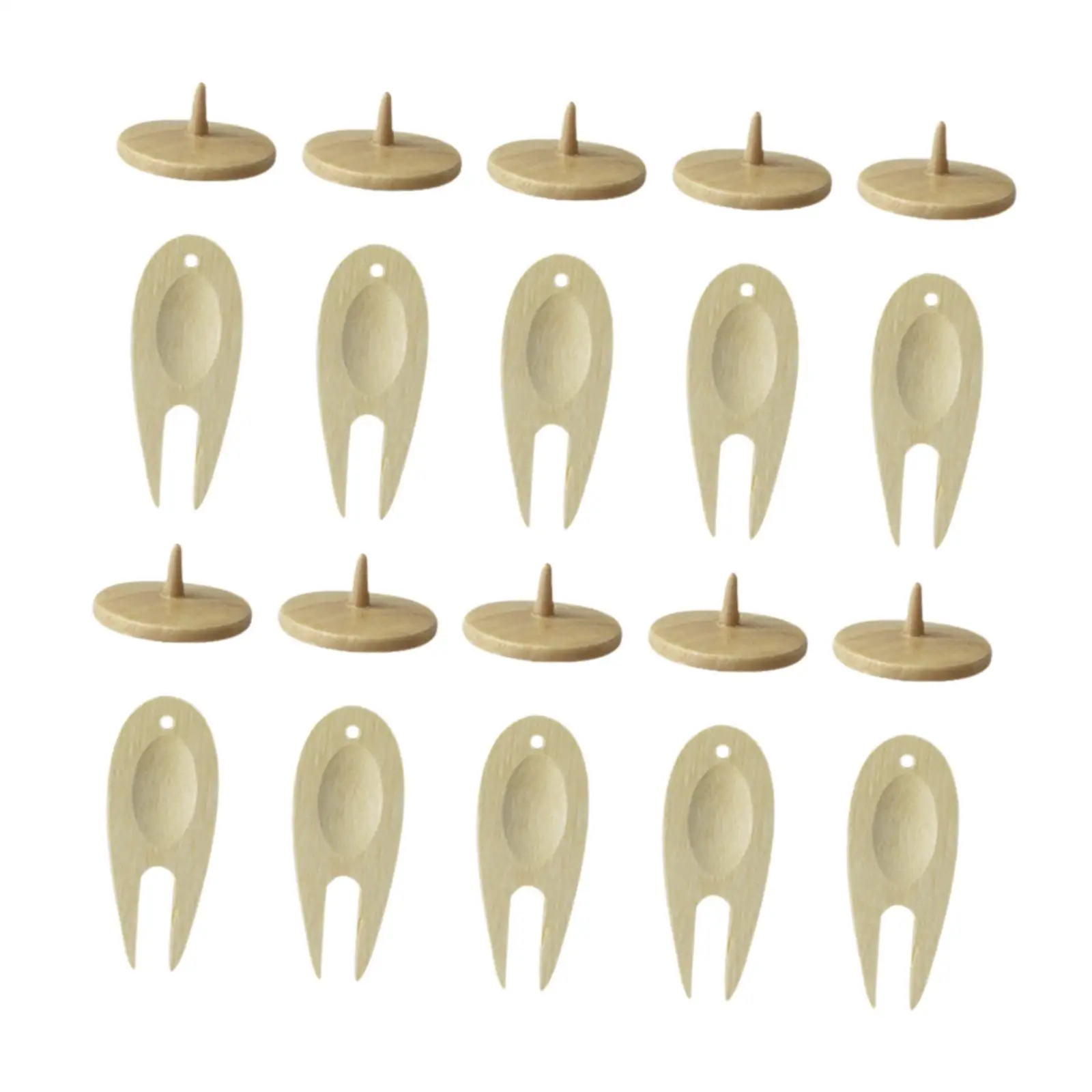 Golf Divot Repair Tool, Golf Ball Markers, Ball Position Marker, Mark Fork for Outdoor Beginner