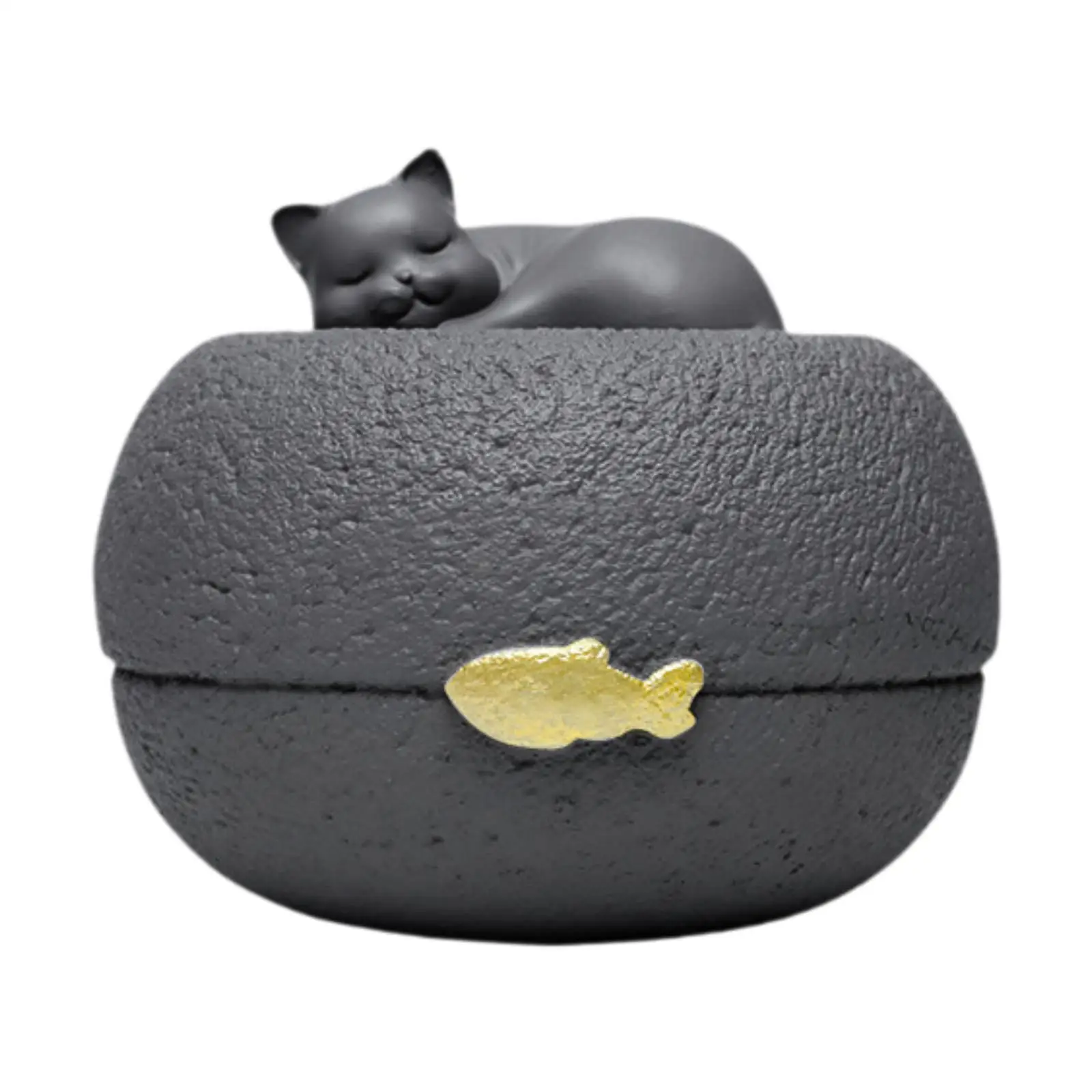 Cat Memorial Urn Pet Remembrance Container Premium Resin Animal Pet Urn