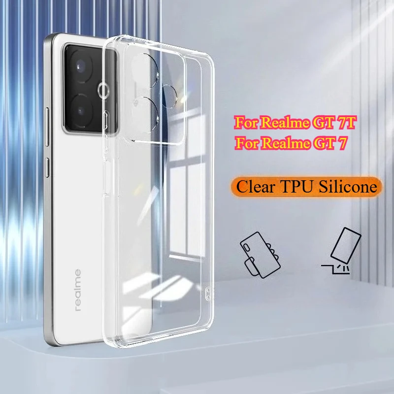 Ultra-Thin Transparent TPU Bumper with Camera Protection - Soft Clear Silicone Phone Case