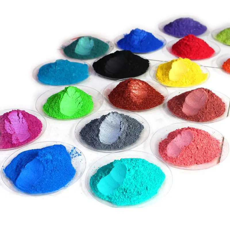 60Color Mica Pigment Epoxy Resin Dye Soap Cosmetics Mica Pearlescent Pigments Coloring For Resin Acrylic Paint 3