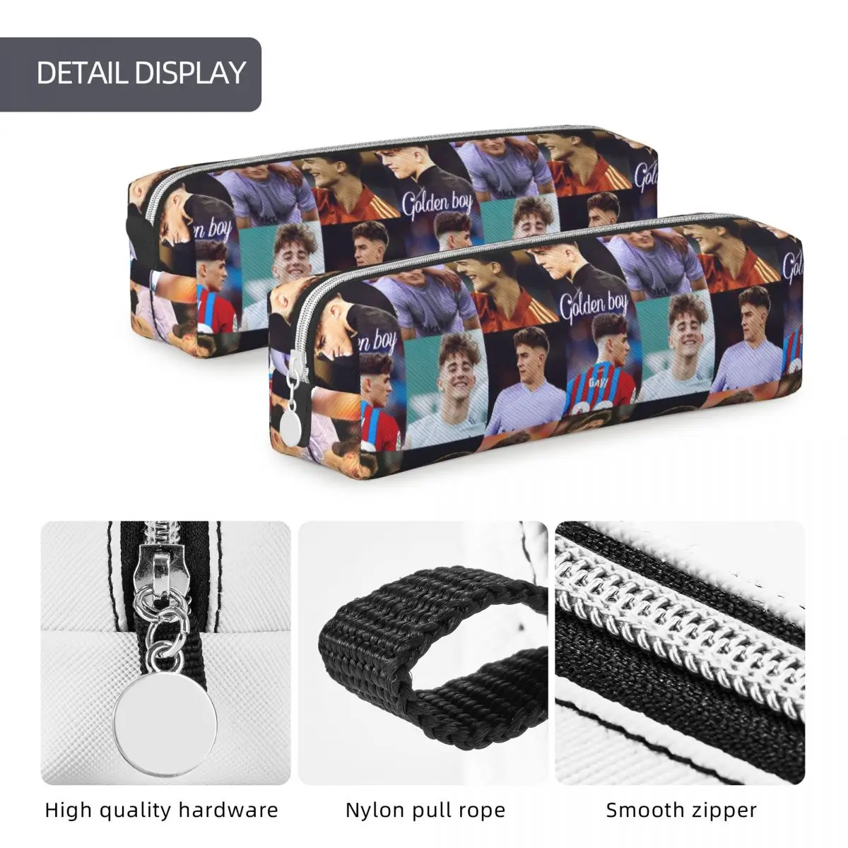 Pablo Gavi Best Cover Pencil Case Fashion Sport Spain Football Pen Box Bag  Student Large School Supplies Gift Pencil Pouch - AliExpress