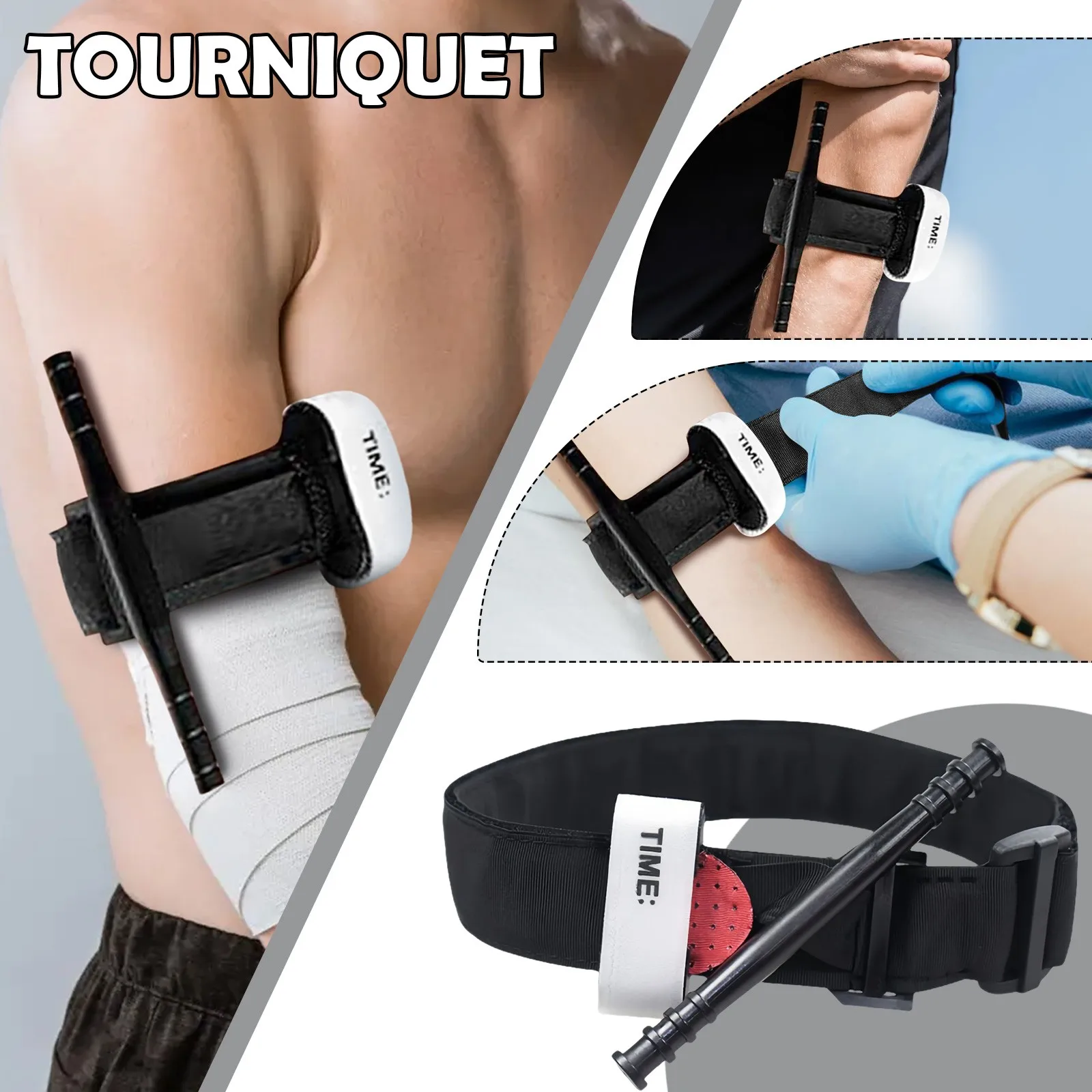 Safety Tourniquet Survival Tactical Combat Tourniquets Medical Emergency Belt Outdoor Sports Camping Exploration Accessories