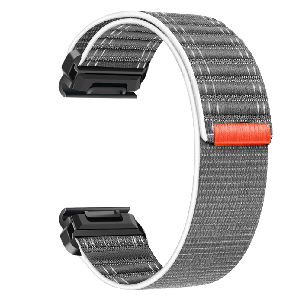 Nylon Loop Bracelet Quick Fit Strap Band for Smartwatches, 22mm/26mm