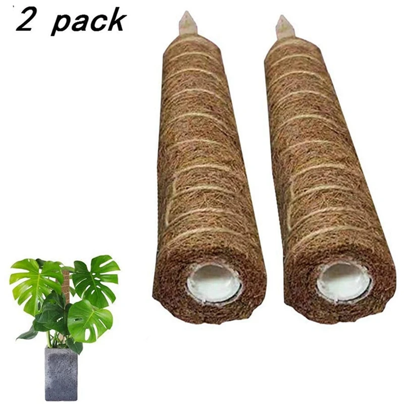 4PCS-17-Inch-Coco-Coir-Totem-Poles-Supports-Indoor-Plants-To-Grow-Up-Uses-Moss-Pole.jpg 4Db 17 Hüvelykes Coco Coir Totem Pólusok Támogatása Beltéri Növények, Hogy Felnövekedjenek A Mohás Pólus Kúszónövény Támogatásához - Image 3