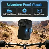 Mini HD POV Thumb Body Camera 1080P Portable Wearable Pocket Action Cam for Motorcycle Helmet Bike Outdoor Sports Vlog Recording 3