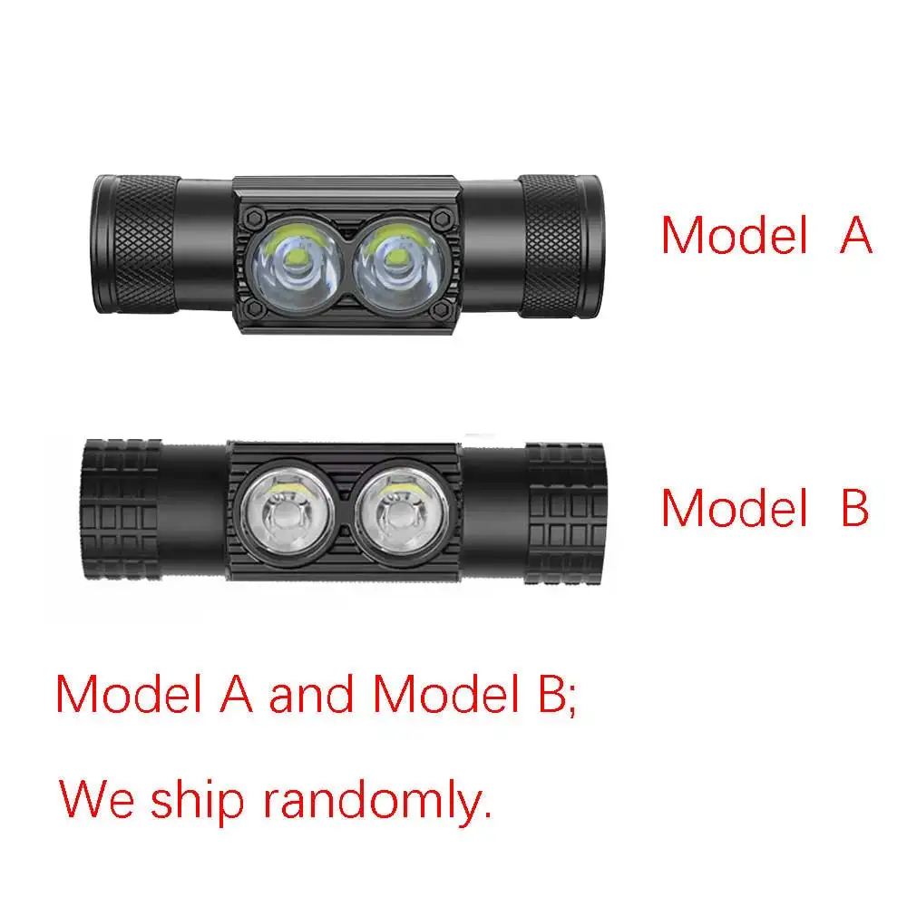 Type-C LED 미니 전조등 고전력 3000lm 헤드 라이트 18650 충전식 헤드 토치 캠핑 사냥 방수 손전등