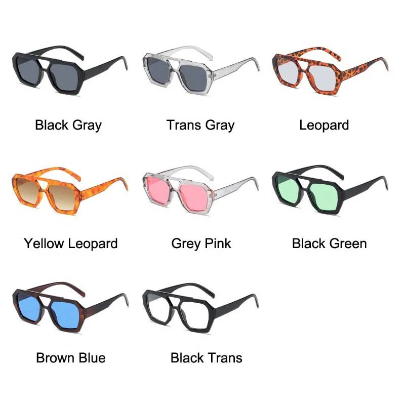Square Vintage Sunglasses Woman Brand Designer Mirror Sun Glasses Female Fashion Outdoors Travel Shades Mirror Oculos De Sol