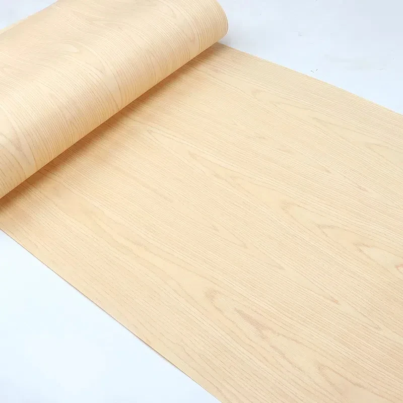 0.25mm/0.4mm Crown Cut Reconstituted White Oak Wood Veneer Sheet, for Interior Furniture Wall Panel Home Cabinet Decoration