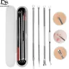 4PCS Blackhead Remover Acne Needle Tools Set Face Cleaning Black Dots Pimple Comedone Extractor Pore Cleaner Skin Care Products 1