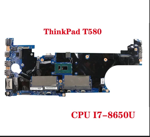 

For Original Lenovo ThinkPad T580 Laptop Motherboard With CPU I7-8650U UMA FRU 01YR261 01YR264 100% Test Work Send