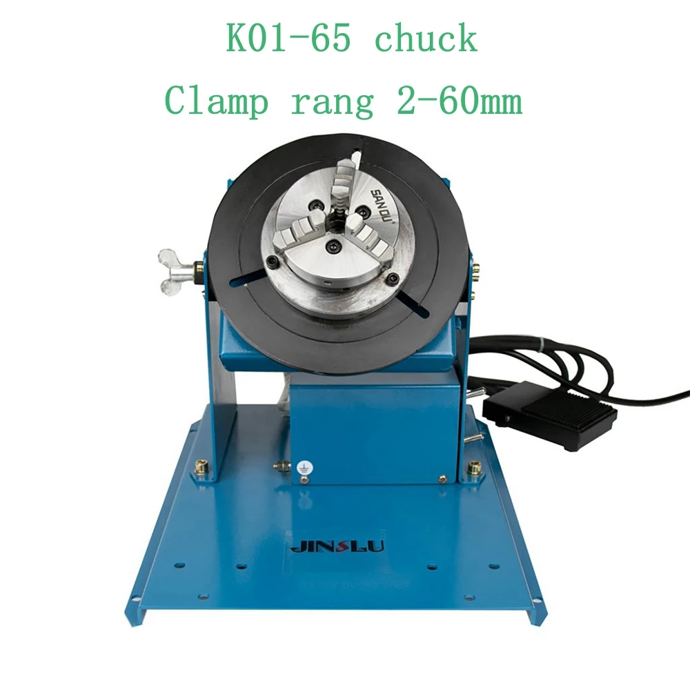 110V/220V BY-10 10kg Pipe Rotary Rotating Turn Table Weld Positioning Rotation Equipment Small Turntable Welding Positioner 2
