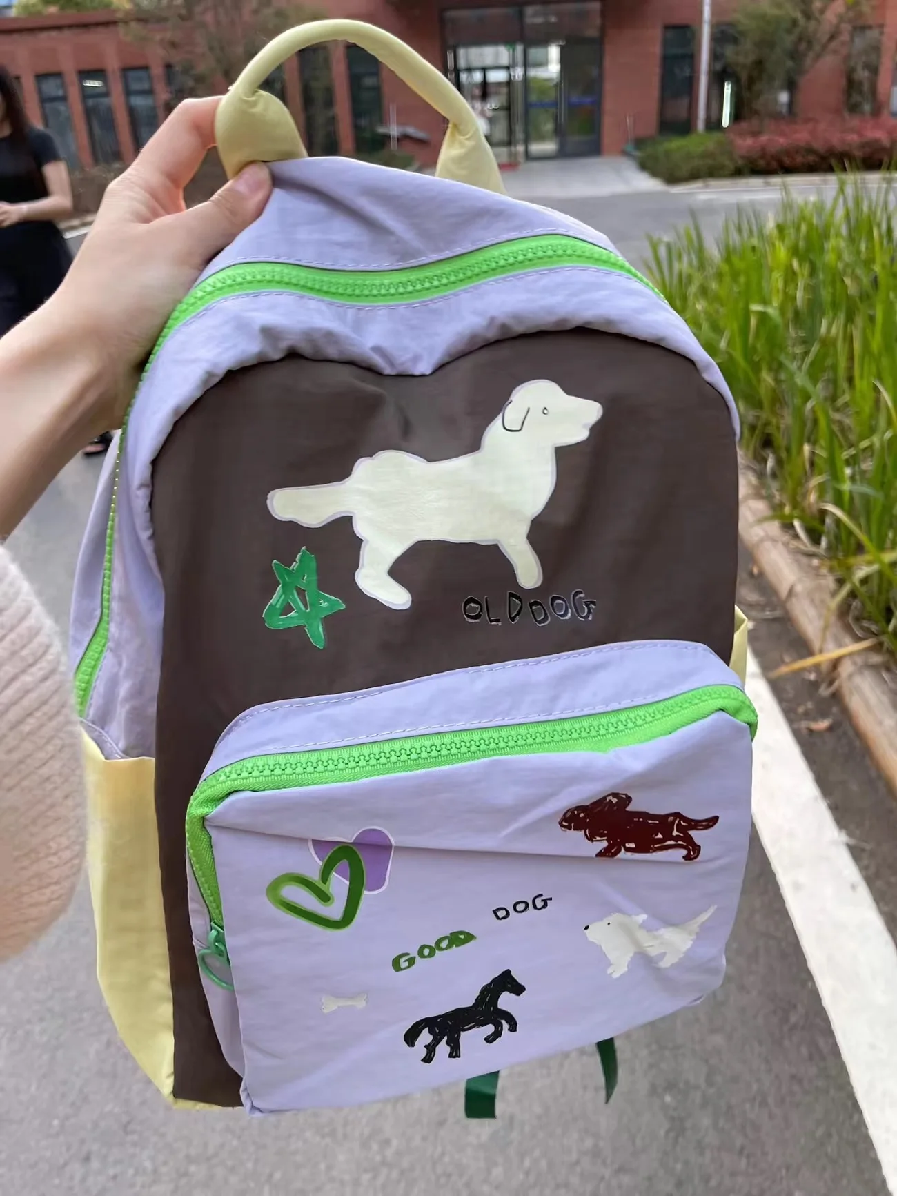 New Design Graffiti Lightweight Backpack Cute Women Backpacks Nylon School Backpack for Student Female Girls Kawaii Laptop Book