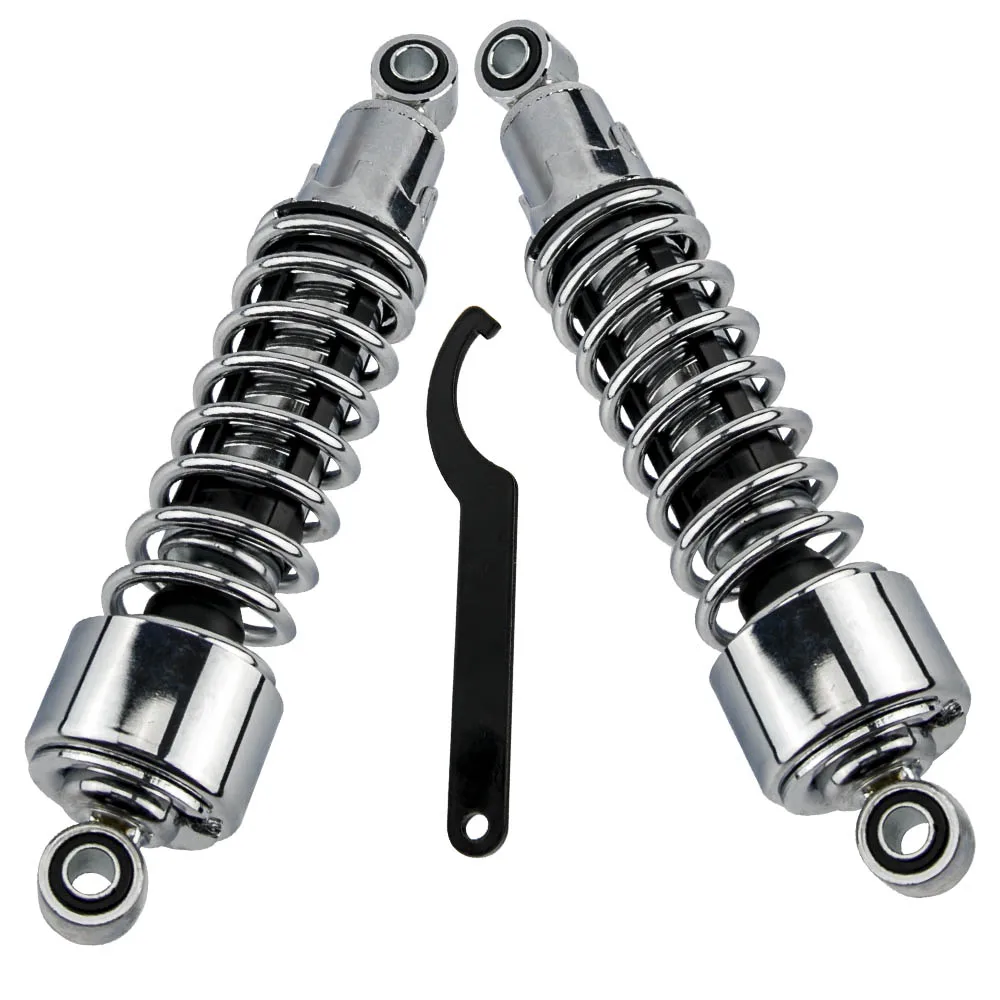 Pair 289mm Lowering Rear Shocks For Harley Davidson XL Sportster FXR