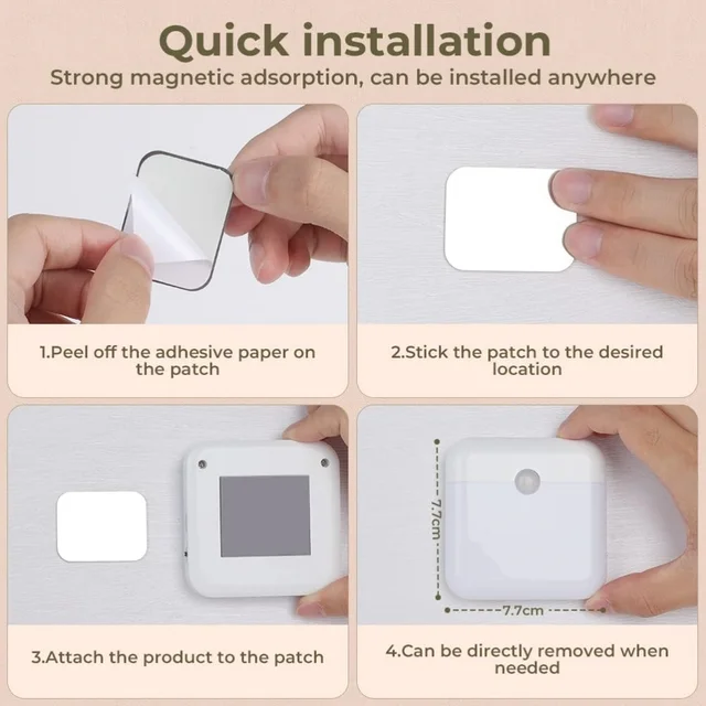Rechargeable Motion Sensor LED Closet Light 4
