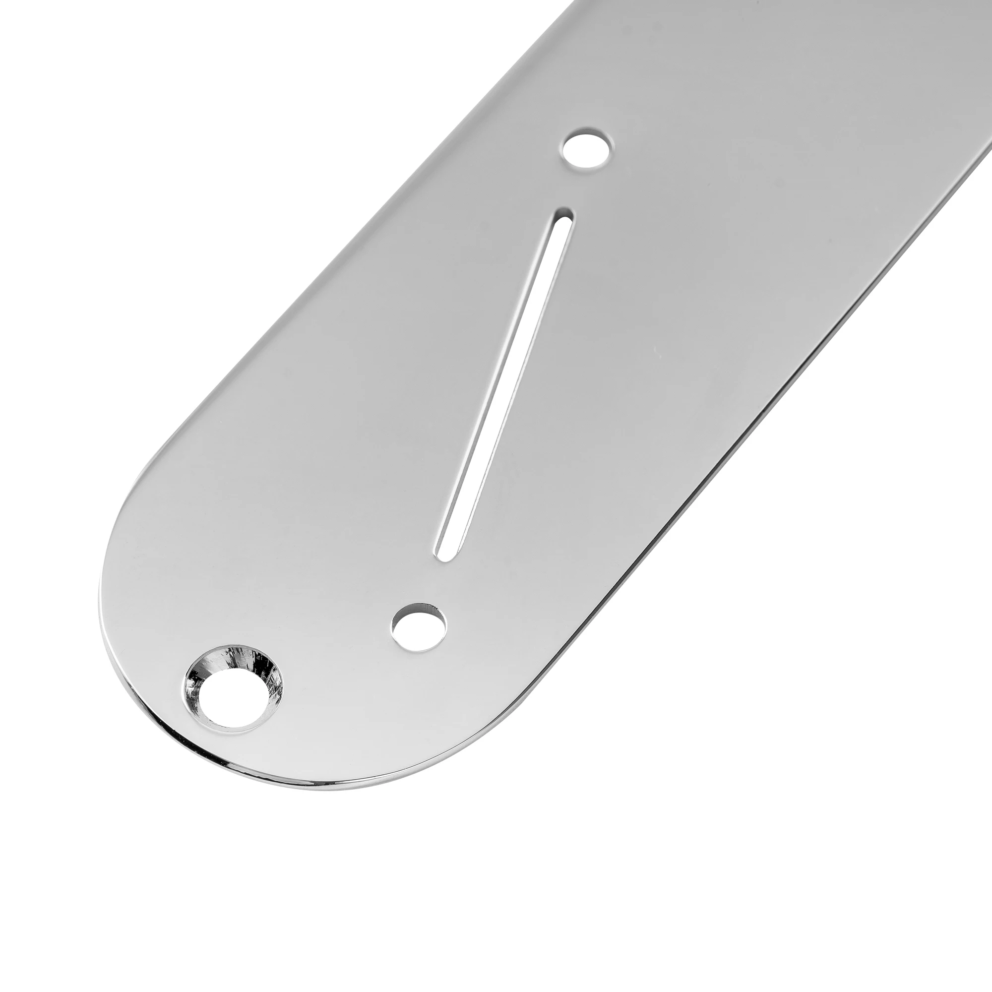 Musiclily Pro 32 mm Stahl-Steuerplatte mit schmalem Töpfen, Lochabstand und abgewinkelter Schaltsteckplatz für E-Gitarre im Tele-Stil – Detail 9