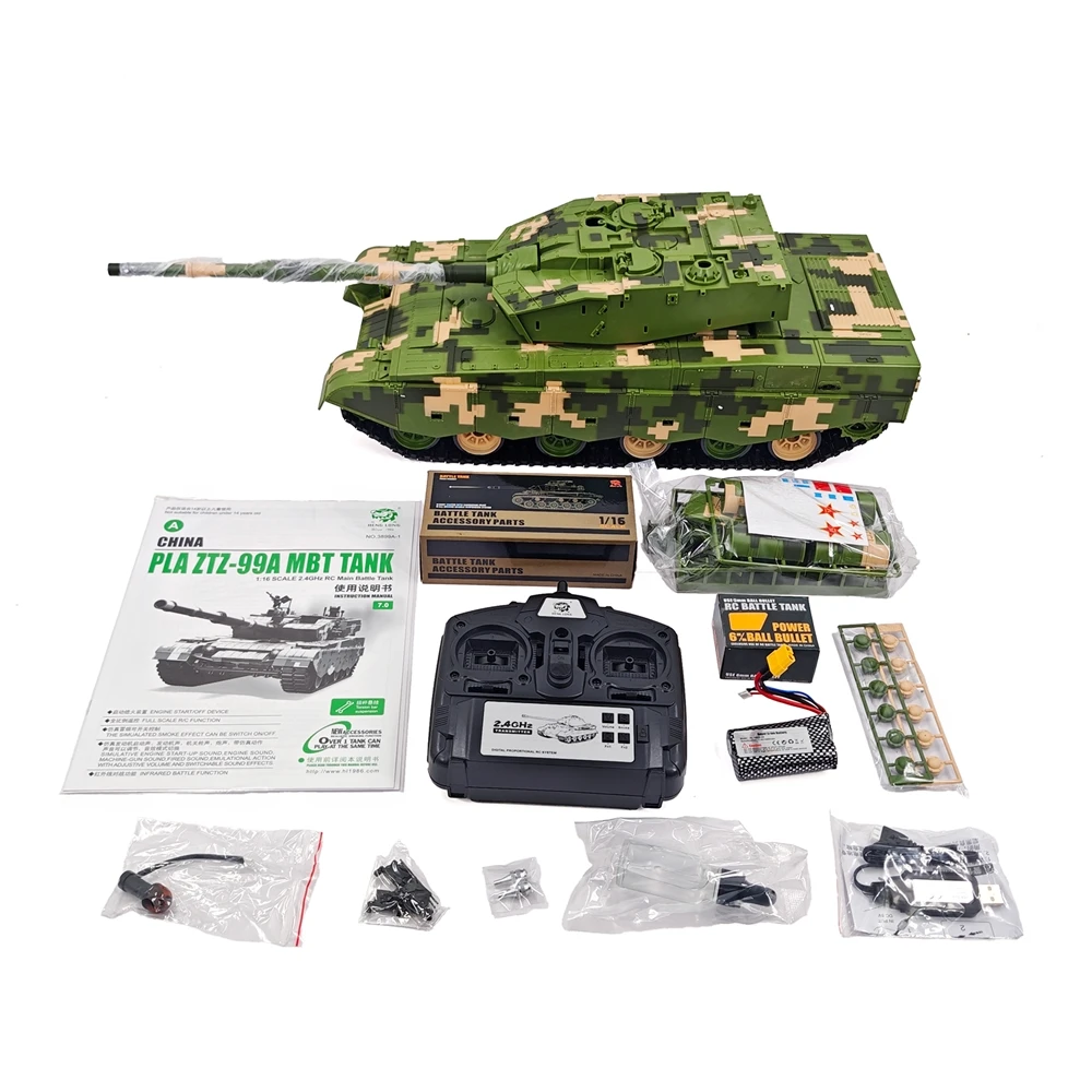 Metal Track Remote Control Tank Toy for Kids