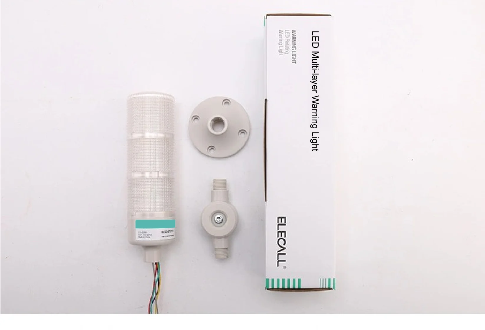 EL-1101J-R LED Warning Light Industrial Beacon Rotating Strobe Signal Lamp Audib