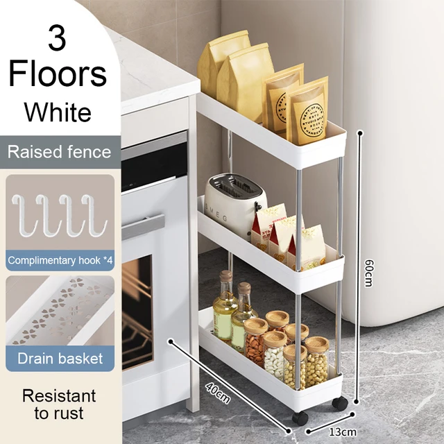 Rolling Bathroom Storage Cart 5